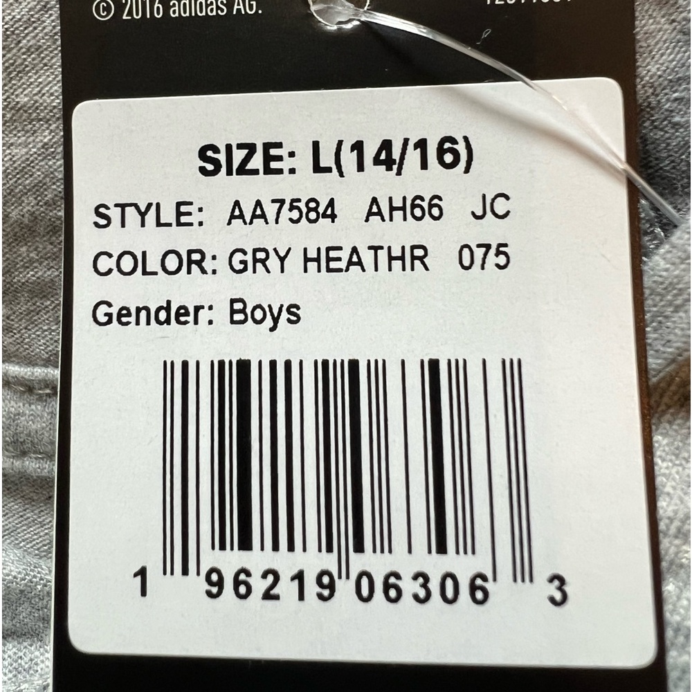 Boys Youth Adidas Cotton hooded Sweatshirt NEW NWT - Picture 4 of 4